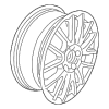 Wheel, Alloy - Volkswagen (3C0-601-025-AF-8Z8)
