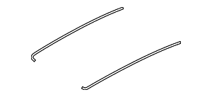 Side Weather-Strip - Audi (4M0-898-533)