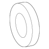 Radiator Drain Plug Gasket - Mercedes-Benz (000-501-01-76)