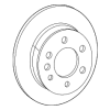 Disc Brake Rotor - Mercedes-Benz (910-423-21-00-07)