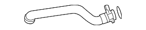 Engine Coolant Hose - BMW (11-53-7-585-023)