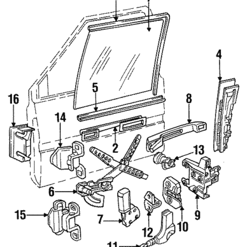 Sash Channel Seal - Volvo (1268231)