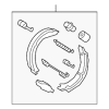 Parking Brake Shoe - Mercedes-Benz (4474200001)