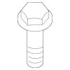 Radiator Support Splash Shield Bolt - BMW (07-14-7-117-693)