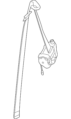 Seat Belt Assembly - BMW (72-11-6-981-477)