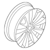 Wheel, Alloy - Volkswagen (3C8-601-025-A-8Z8)