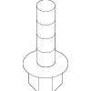 Suspension Stabilizer Bar Bracket Bolt - Audi (N-108-107-01)
