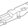 Door Sill Plate Bracket - Volkswagen (3CN-853-587-A)