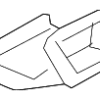 Center Duct Connector - Audi (4G0-857-042-A)