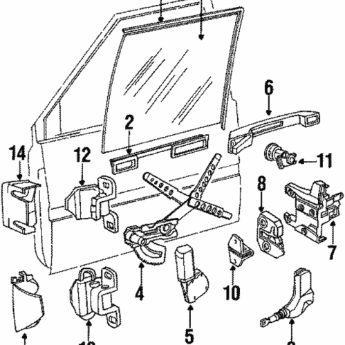Sash Channel - Volvo (1334703)