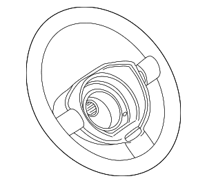 Steering Wheel - Volkswagen (1C0-419-091-BS-8PT)