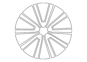 Wheel, Alloy - Volkswagen (3AA-601-025-L-AX1)