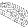 2014-2020 BMW Pkg Tray Panel - BMW (41-00-7-299-623)