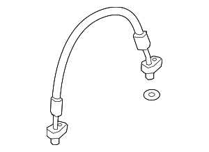 A/C Refrigerant Discharge Hose - Audi (4N0-260-701-L) A/C Refrigerant Discharge Hose - Audi (4N0-260-701-L)