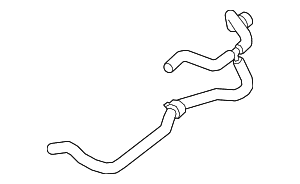 Water Hose - Volkswagen (3QF-122-073-N)