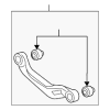 Upper Control Arm - Audi (8K0-505-323-F)