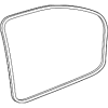 Weather-Strip On Body - Audi (4M8-831-707-E)
