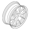 Wheel, Alloy - BMW (36-11-8-053-421)
