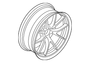 Wheel, Alloy - BMW (36-11-8-053-421) Wheel, Alloy - BMW (36-11-8-053-421)