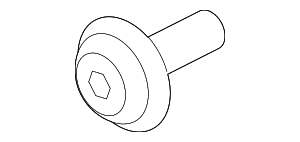 Upper Center Pillar Trim Clip - Volvo (31389907)