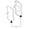 Brake Lining - Volkswagen (7L6-698-151-K)