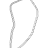 Weather-Strip On Body - BMW (51-72-7-483-101)