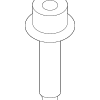 Interior Quarter Panel Trim Panel Bolt - BMW (07-14-9-166-130)