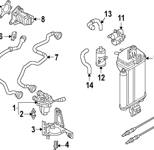Inlet Hose - Volkswagen (5QN-131-128-G)