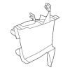 Brake Air Duct - Audi (8W6-121-764-D)
