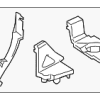 Headlamp Holder - BMW (63-11-7-395-524)
