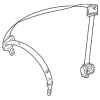 Lap & Shoulder Belt - Mercedes-Benz (251-860-69-86-9C94)
