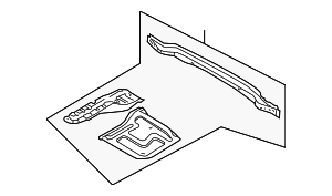Floor Pan Assembly - BMW (41-12-7-064-668)