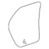 Door Weather-Strip - Audi (4E0-839-912-L)
