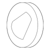 Panel Cover Washer - Audi (4L0-863-783-9B9)