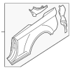 Quarter Panel - Audi (8F0-809-840-B)