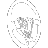 Steering Wheel - Volkswagen (5C0-419-091-DE-GRU)