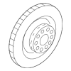 Disc Brake Rotor Rear Right - Audi (4G8-615-602-E)