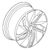 Wheel, Alloy - Volkswagen (11A-601-025-A-FZZ)