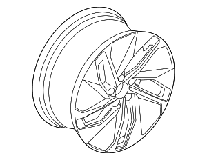 Wheel, Alloy - Volkswagen (11A-601-025-A-FZZ)