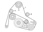 b7451456a9b39ffb1ac4c415c09861ce Serpentine Belt - Mercedes-Benz (002-993-65-96)