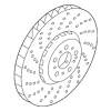 Disc Brake Rotor - BMW (34-10-8-093-717)