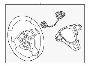 Steering Wheel - Volkswagen (2GJ-419-089-J-ZEG)