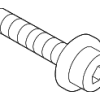 Retaining Bracket Upper Bolt - Audi (N-106-730-01)