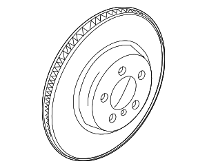2006-2010 BMW Disc Brake Rotor - BMW (34-21-6-864-053)