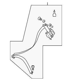 Lap & Shoulder Belt - Mercedes-Benz (221-860-28-85-9C94)