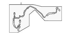AC Hose - Volkswagen (5N0-820-741-C)
