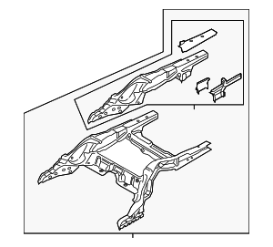 Rear Rail Assembly - BMW (41-00-7-413-072)