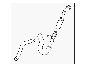 Heater Hose - Volkswagen (5Q0-122-073-AB)