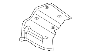 Muffler Shield - Audi (4N0-825-711-F)