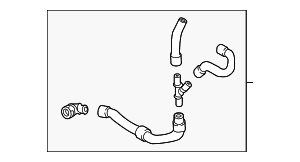 Lower Hose - Volkswagen (5Q0-122-051-BD)